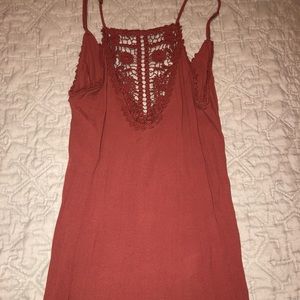 Forever 21 rustic orange romper